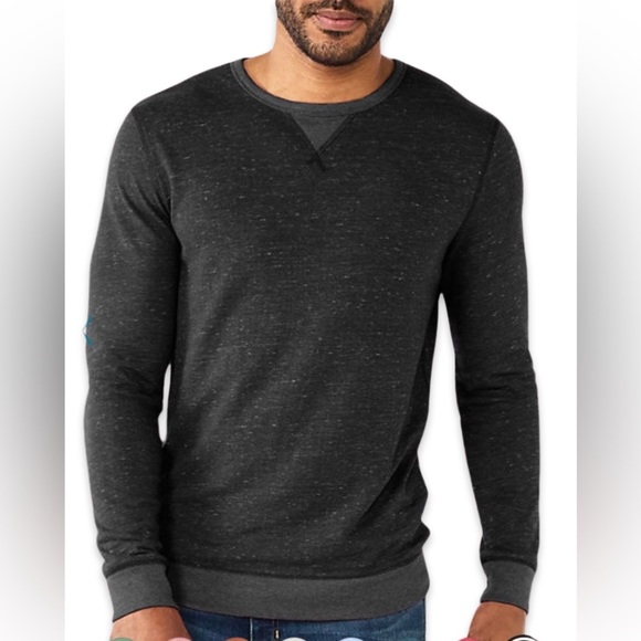 NWOT Men’s Sonoma Goods For Life Double Knit Crewneck Pullover Charcoal - Picture 1 of 12